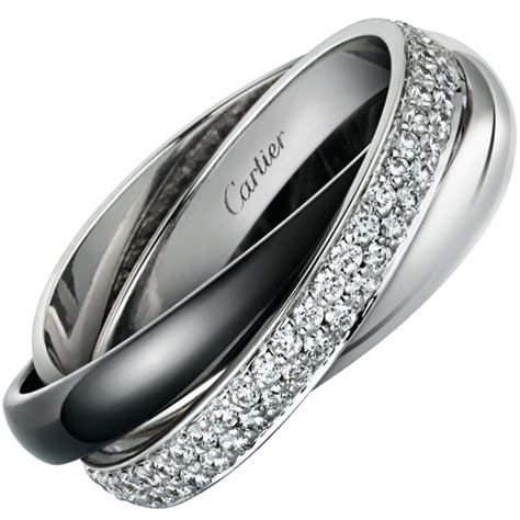 black cartier ring